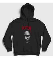 Presmono Unisex Siyah Dark Dexter Kapüşonlu Sweatshirt 188373tt
