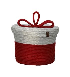 e38 EL İŞÇİLİĞİ JÜT SEPET 24 * 18 CM  - 6169 (Karışık)
