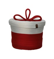 e38 EL İŞÇİLİĞİ JÜT SEPET 24 * 18 CM  - 6169 (Karışık)