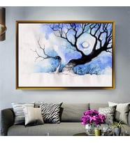 Altın Çerçeveli dekoratif tablo a448 (Gold)