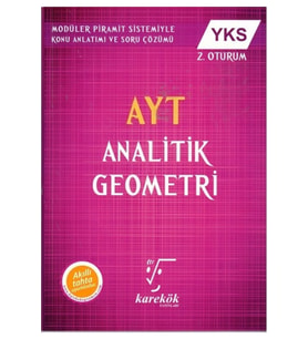 Karekök Yayınları Ayt Analitik Geometri Mps Konu Anlatımı Ve Soru Çözümü  Karekök Komisyon (Çok Renkli)
