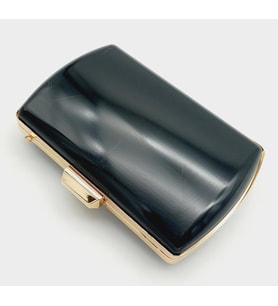 Angel Çanta Aksesuar Abiye Çanta Kalıbı Oval Kenar Light Gold Metal