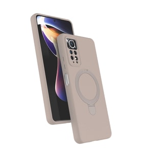 Xiaomi Redmi Note 12 Pro 4g Regal Magsafe Standlı Kapak - Çöl Titanyum