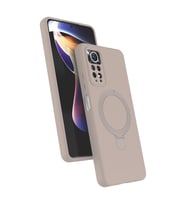 Xiaomi Redmi Note 12 Pro 4g Regal Magsafe Standlı Kapak - Çöl Titanyum