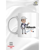 Kişiye Özel Kupa Bardağı Mesleklere Özel (Makinada yıkanabilir.)