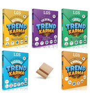 Trend Karma LGS 8. Sınıf Tüm Dersler ve Branş Deneme 5li Set + Telefon Standı