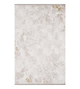 ARTEMİS HALI ARTEX 02506B KREM KAHVE ÇİÇEKLİ DESEN HALI 160X230 ÖLÇÜ
