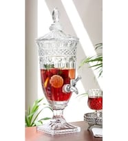 Cam Damacana, Şerbetlik, Limonatalık, Detoks Sürahisi 3 Lt.