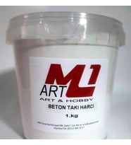 M1 ART Beton Takı Harcı 1.kg - BEYAZ