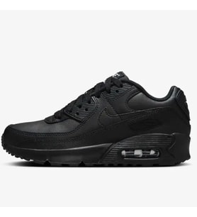 Nike Air Max 90 Unisex Leather Sneaker Hakiki Deri Günlük Spor Ayakkabı Siyah