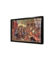 Savaş Mağduru Kadınlar Çerçeveli Cam Tablo
