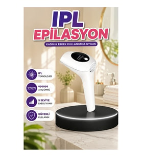 Hasuba HS-262 IPL Epilasyon Cihazı – 999999 Atım, 5 Enerji Seviyesi, LCD Ekran