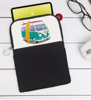 BK Gift Klasik Araç Tasarımlı Taşınabilir Koruyucu Tablet Kılıfı & Organizer Çanta - Siyah-3