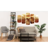 Md71 5 Parça Uv Baskılı Mdf Tablo