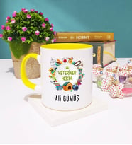Veteriner Hekim Kupa Bardak Sarı