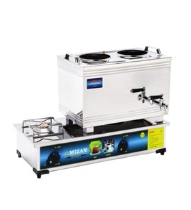 Mizan 25 Lik Doğalgazlı 20 Litre 2 Demlikli Çay Kazanı