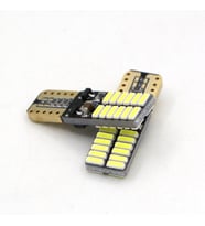 5 Adet T10 LED Beyaz 12V Park LED Plaka Tavan LED Ampul 24 Led 