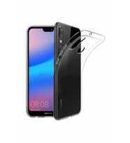 P20 Lite Toz Koruma Tıpalı Ultra Ince Şeffaf Silikon Kılıf