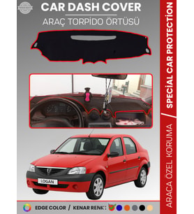 DACIA LOGAN 1 (2004-2012) Torpido Örtüsü Ön Göğüs Koruma Torpido Koruma Çatlamayı Engeller Tam Uyum