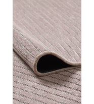Bej-Kahve Şönil Kilim Makinede Yıkanabilir Kaymaz Taban Halı Yolluk