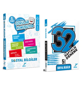 PRUVA AKADEMİ YAYINLARI 5.SINIF+SOSYAL BİLGİLER SORULAR KONUŞUYOR+32 HAFTA SOSYAL BİLGİLER DENEME