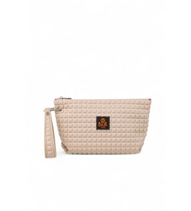Bilik Deri Scuba Bej Kadın Portföy & Clutch Çanta YELİZ