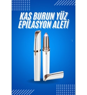 Tüy Kıl Alma Kaş Bıyık Unisex Yüz Bakım Epilasyon Aleti Pilli