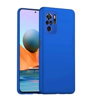 Microsonic Matte Silicone Xiaomi Redmi Note 10 Kılıf Mavi