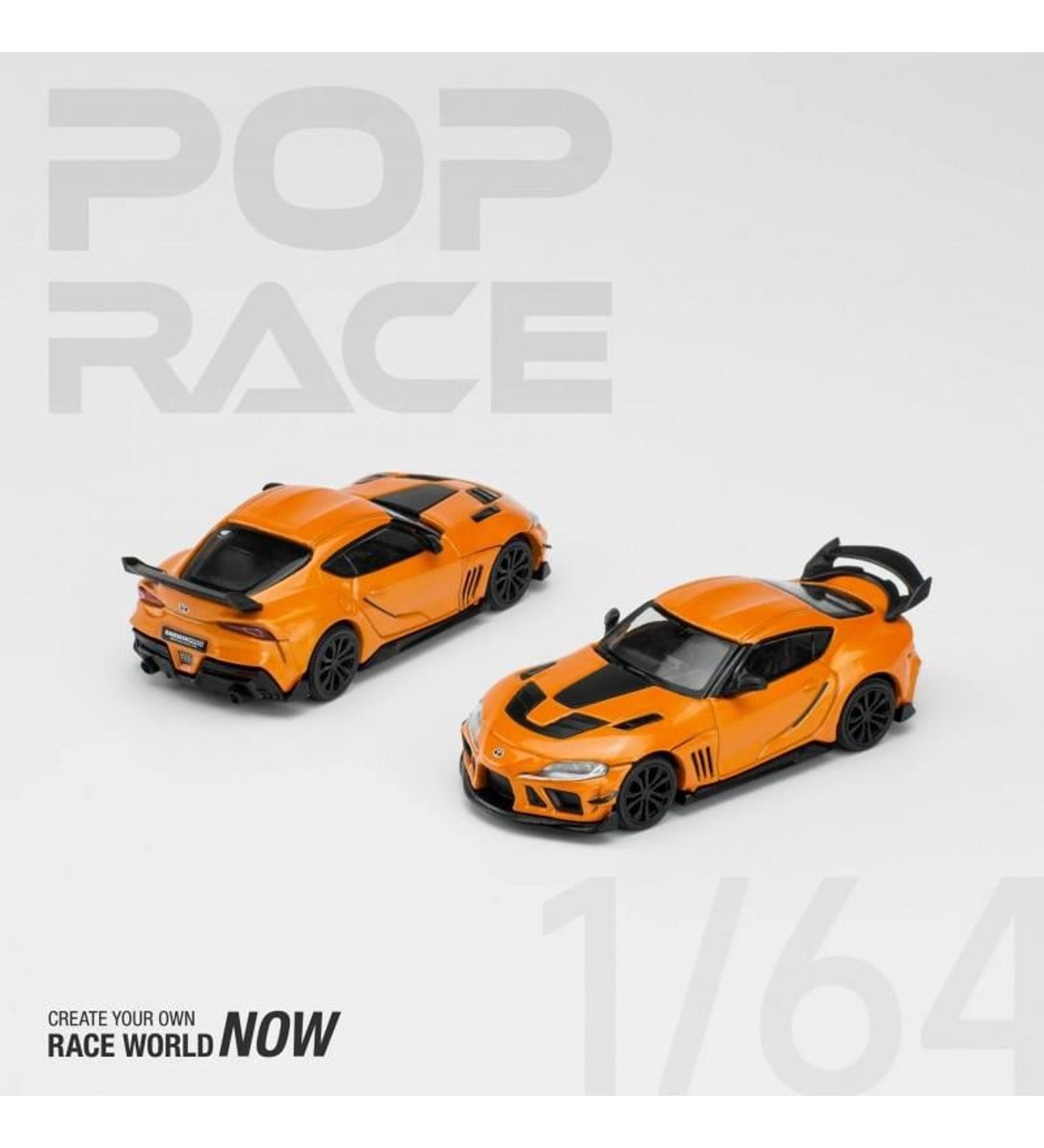 Poprace 1/64 Darwin Pro 66G NWB Toyota Supra A90 Orange