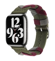 Lexroo Watch 7 45mm KRD-97 Sarmal Örgü Tasarımlı Kordon - Haki