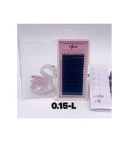 KOYU KAHVERENGİ MİX İPEK KİRPİK 0.15 KALINLIK L KIVRIM 8-12MM BOY ARALIĞI