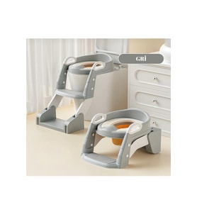 BabyComfort Bebek Klozet Adaptörü - Kaymaz Tabanlı - Merdivenli tuvalet ada