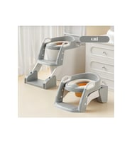 BabyComfort Bebek Klozet Adaptörü - Kaymaz Tabanlı - Merdivenli tuvalet ada