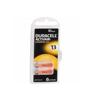 Duracell 13 Numara Işitme Cihazı Pili 6'lı