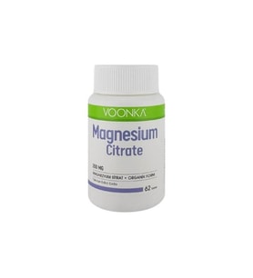 Voonka Magnesium Citrate 200 mg 60 Kapsül