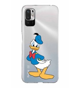 Xiaomi Redmi Note 10 5G Uyumlu Kapak Donald Duck Tasarımlı Şeffaf Silikon Kılıf