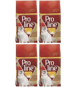 Proline Tavuklu Yetişkin Kedi Maması 4x1,5 kg (Kahverengi)