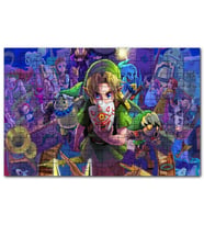 Cakapuzzle Zelda Majoranın Maskesi Efsanesi Görseli Puzzle Yapboz MDF (Ahşap) (120 Parça)
