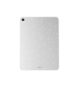 Apple iPad Air 10.9 2020 (4.Nesil) Uyumlu Simli Parlak Görünümlü Zore Tablet Koton Kılıf (Gümüş)
