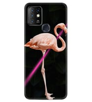 INFINIX Hot 8 9 10 11S Hot 10 Play 10T Kılıf Desemli Silikon Line Filamingo 1776