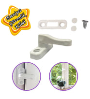 Güvenlik Kilidi Bebek Çocuk Pvc Kapı Pencere Emniyet Kilidi Mandalı Cam Hırsız Kilidi Beyaz