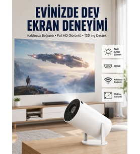 130 İnç Full Projeksiyon Aktarım Özelliği