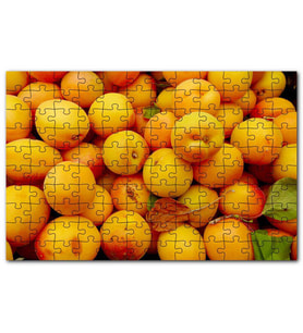 Cakapuzzle Taze Kayısılar Yanaşık Düzen Puzzle Yapboz MDF (Ahşap) (120 Parça)