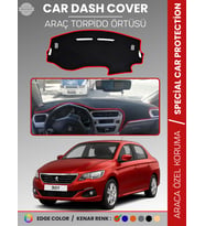 PEUGEOT 301 (2012-2024) Torpido Örtüsü Ön Göğüs Koruma Torpido Koruma Birebir Uyum Kaymaz Özel Kesim
