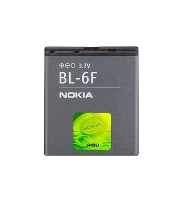 Batteria Li-Polymer CellePhone 1100 MAh Compatibile Nokia N78, N79, N95 8GB, Sostitutiva BL-6F, Dimensioni 45x40x6 Mm