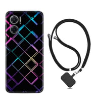 Xiaomi Redmi Note 11E Kılıf Silikon Boyun Askılı İpli Desenli Silikon Şekiller 1681