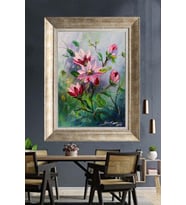 GÜMÜŞ ÇERÇEVELİ PASPARTULU TABLO C240
