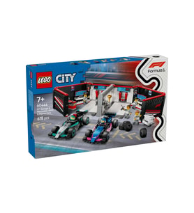 LEGO-60444 City F1 Garajı ve Mercedes-AMG ve Alpine Arabaları