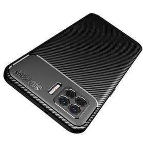 Oppo 73 Kılıf Esnek Soft Karbon Tasarım Legion Serisi (Siyah)