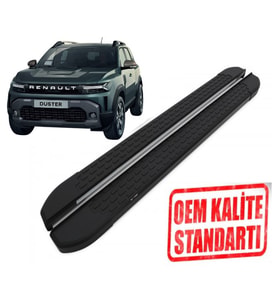 RENAULT DUSTER 2016 2017 2018 2019 2020 2021 2022 2023 2024 ARACA ÖZEL SİYAH YAN BASAMAK NVDSYH